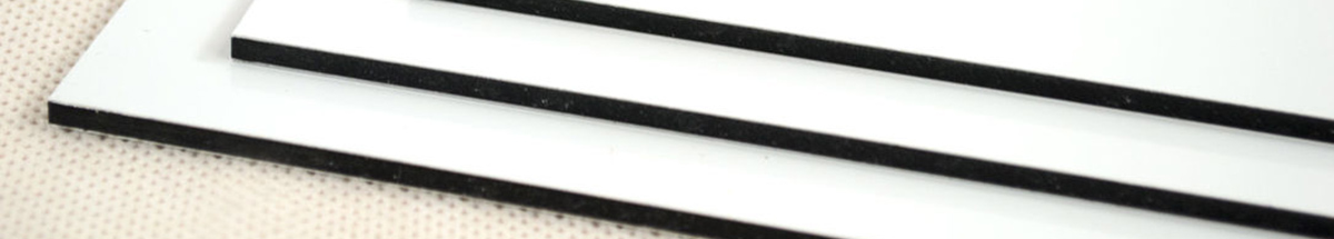 Aluminium Sandwichpaneel Wit