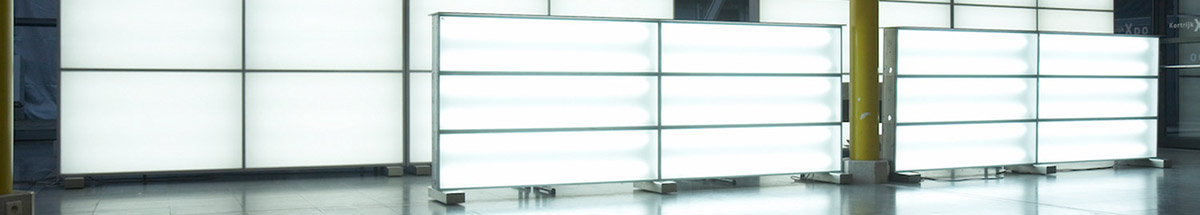 Plexiglas Opaal banner