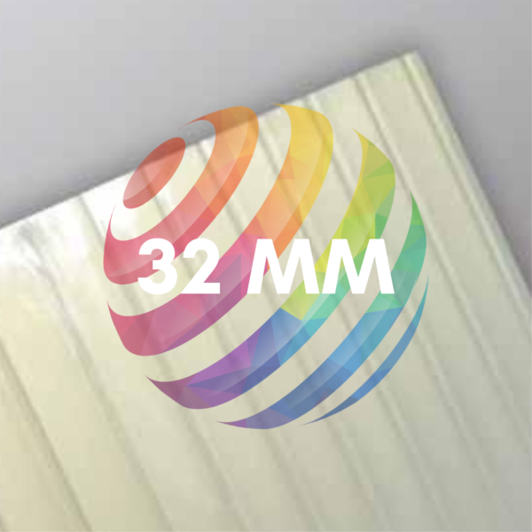 Polycarbonaat Kanaalplaat Warmtewerend 32 mm